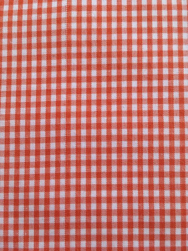 Cuadro vichy NARANJA 2mm