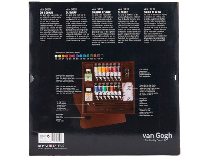 Caja Óleo Basic Van Gogh 10 Colores+Accesorios