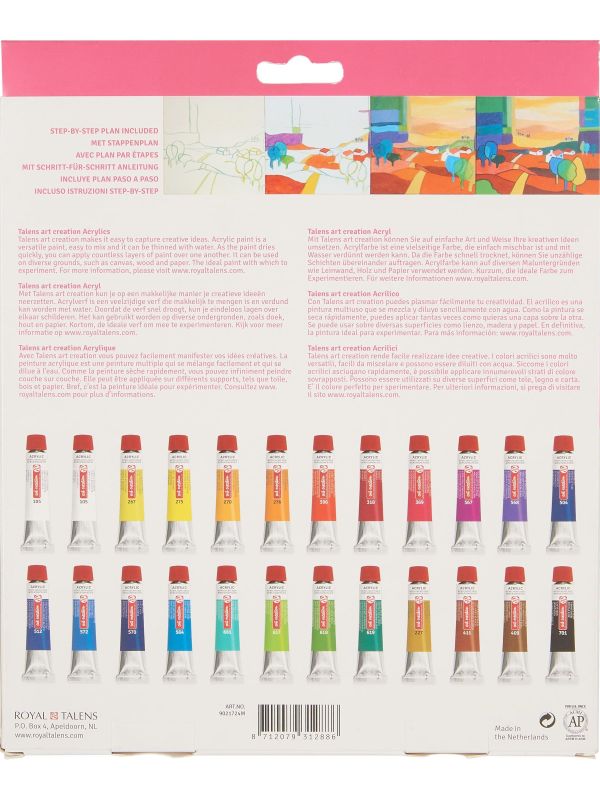 Surtido Acrílico 24 X 12 ml