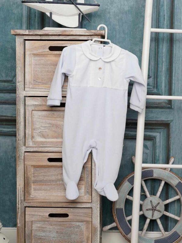 Pelele bebe loras celeste