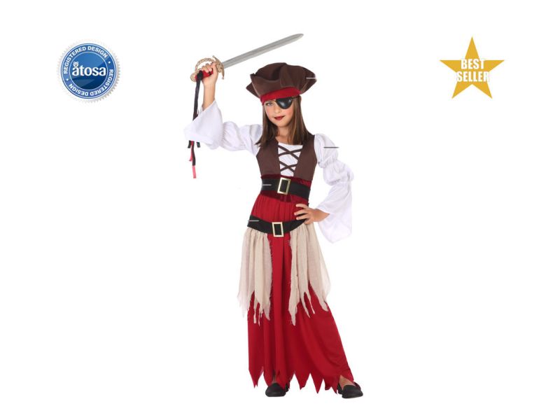 Disfraz de Pirata Niña