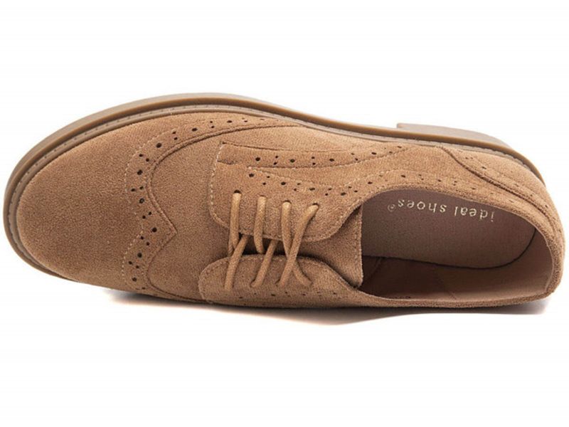 Mocasín Pespuntes Camel