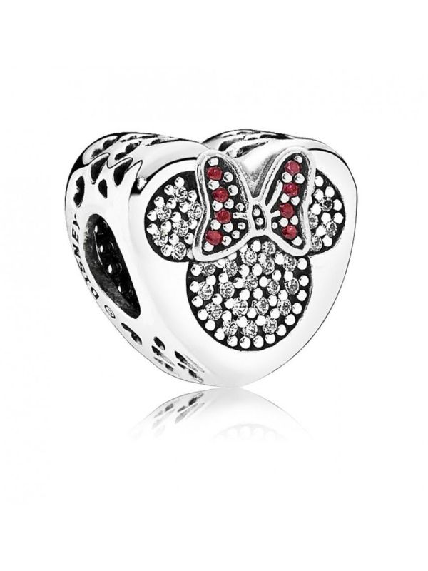 Charm Pandora Plata Amor Verdadero Mickey & Minnie