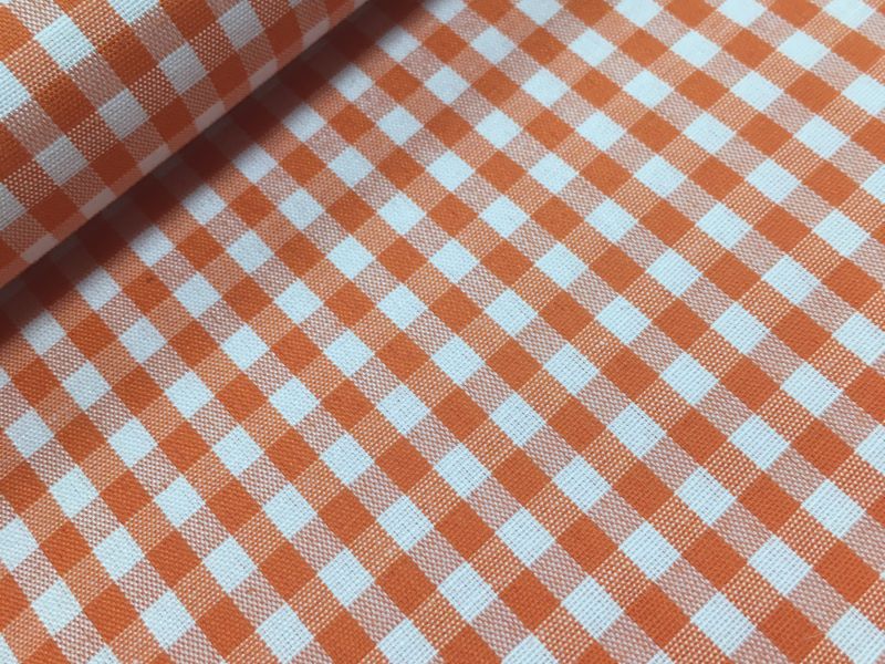 Cuadro vichy NARANJA 5 mm