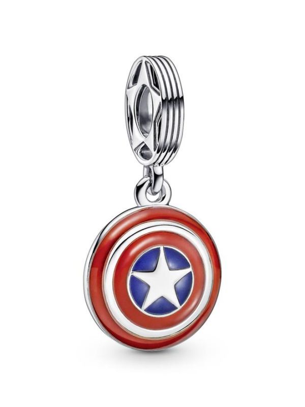 Charm Pandora Escudo Capitán América Los Vengadores de Marvel 