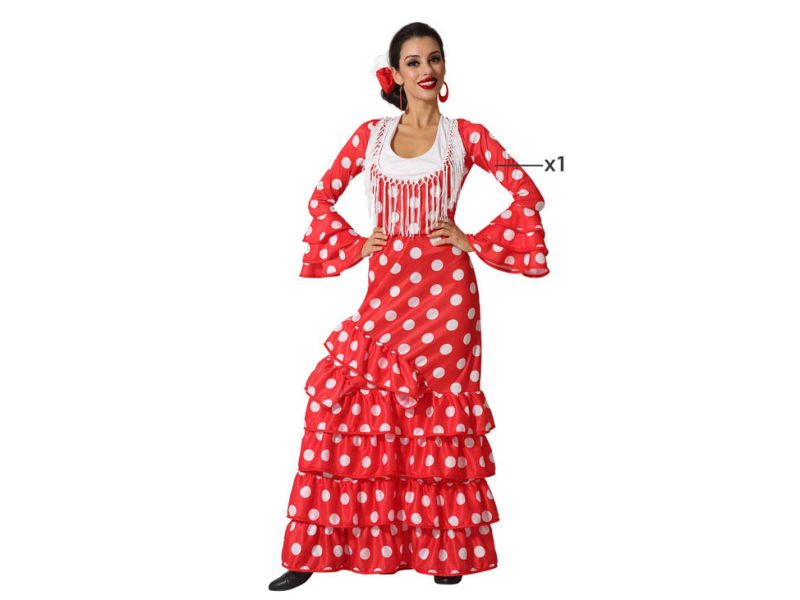 Disfraz de Flamenca Rojo