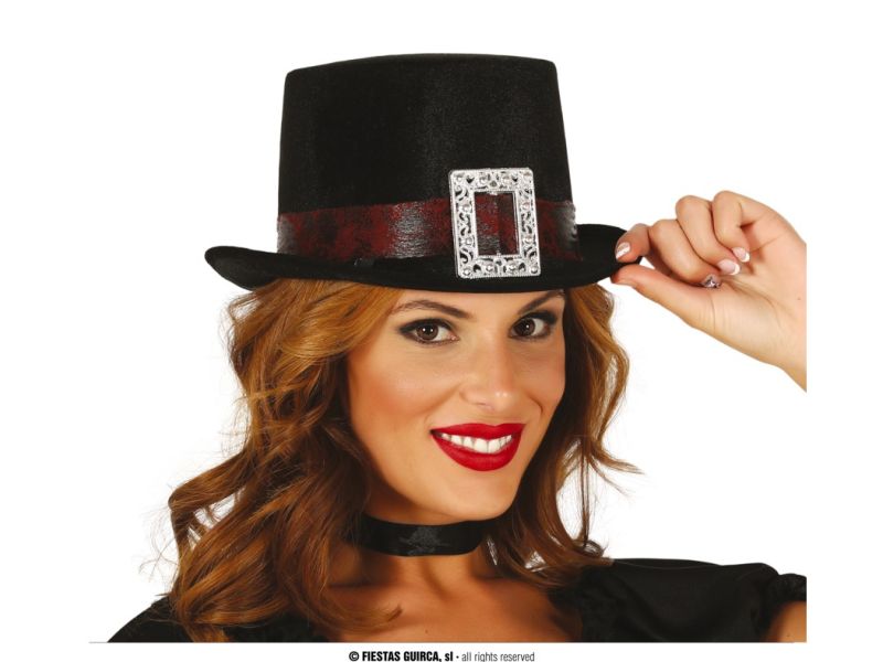 Chistera negra Steampunk