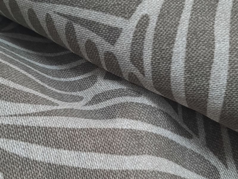 Loneta estampada HOJAS EN RAMAS MARRONES 