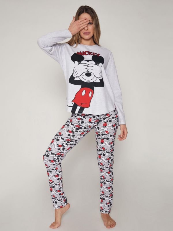 Pijama mujer Mickey Mouse gris