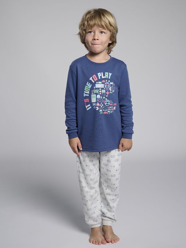 Pijama niño afelpado It's time to play