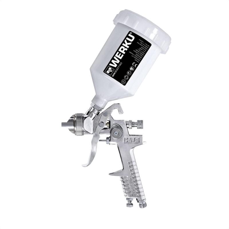 Pistola de pintar de gravedad HVLP-I de 600 ml. 1,5 HP