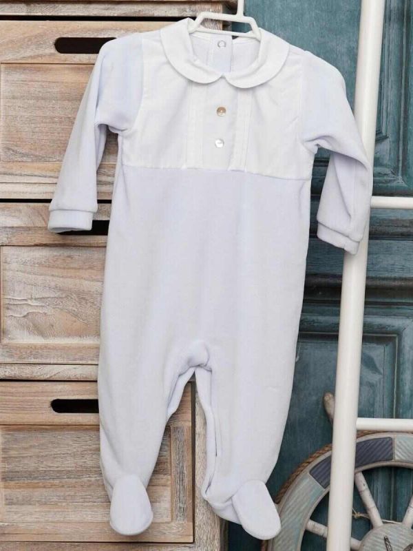 Pelele bebe loras celeste