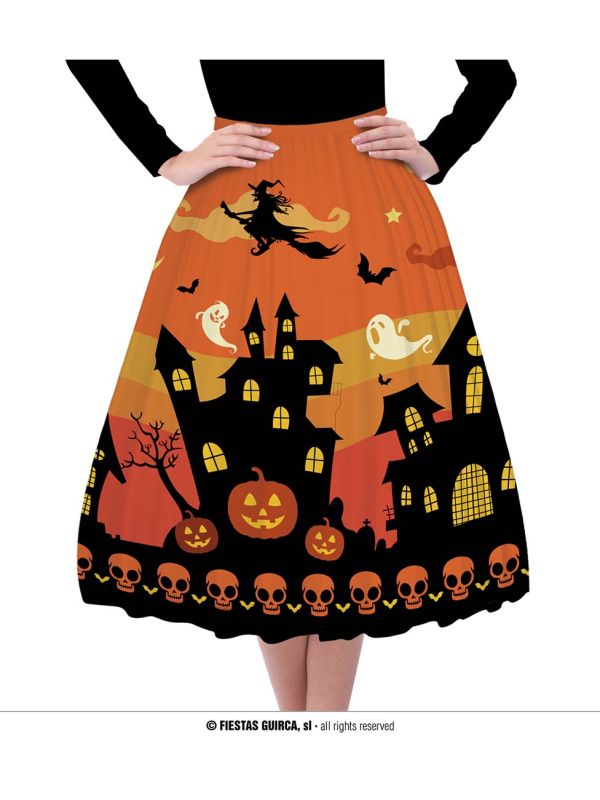 Falda para Halloween