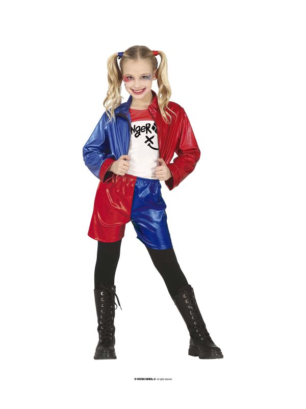 Disfraz de Payasa Asesina Infantil