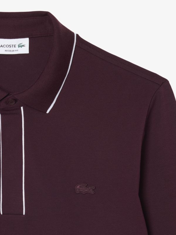 Polo Paris de Manga Larga y Corte Regular de Lacoste