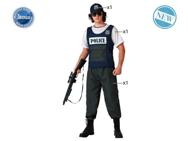 Disfraz de Policia para hombre