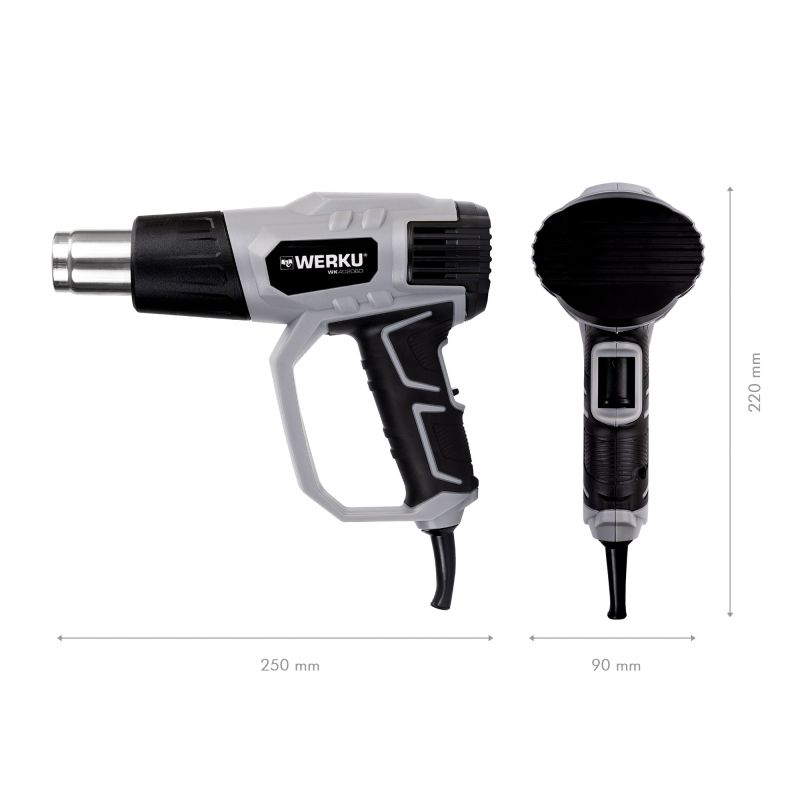 Pistola Aire Caliente 2000W WK402060