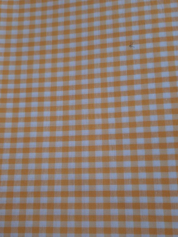 Cuadro vichy  AMARILLO 5 mm