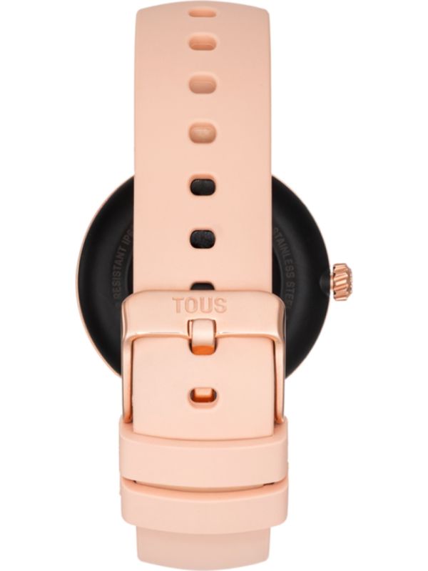 Smartwatch TOUS con correa nude y motivos de acero rosado S-CONNECT CHARMS