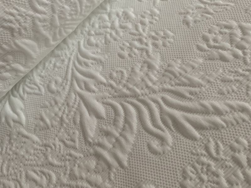 Piqué   BLANCO FLOR 