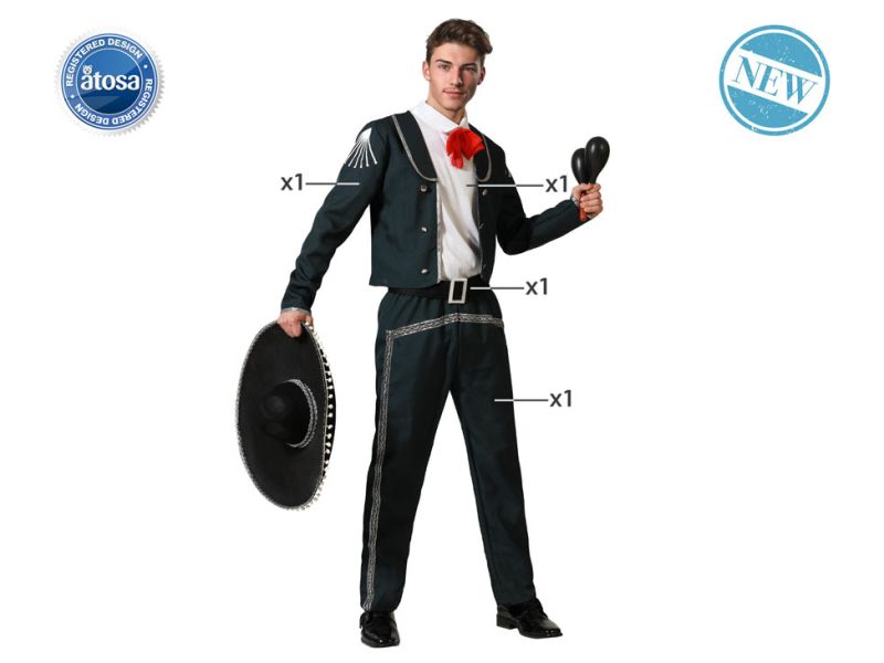 Disfraz de Mexicano Negro