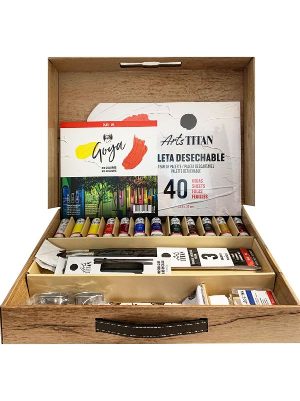 Caja Óleo Goya 12 Tubos 20 ml. Cartón