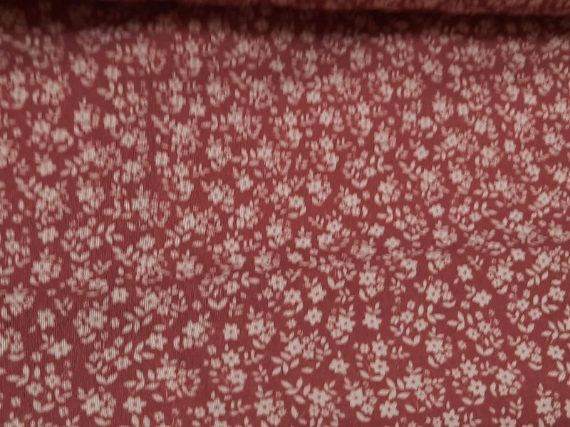 Popelin ESTAMPADO GRANATE 