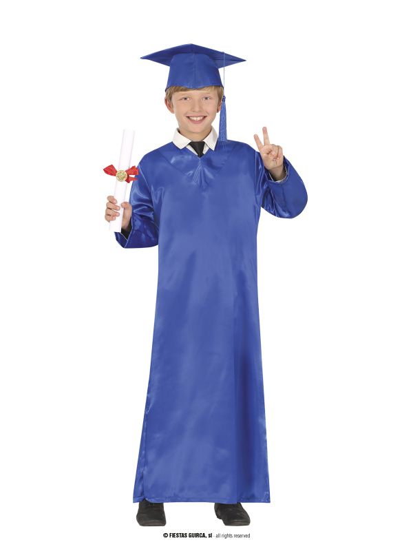 Disfraz de Graduado Azul Infantil