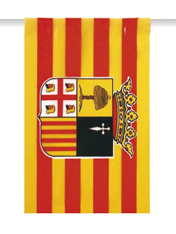 Bolsa bandera de plastico de Aragon