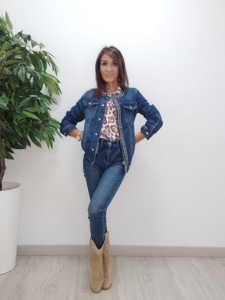 Chaqueta Vaquera Strass