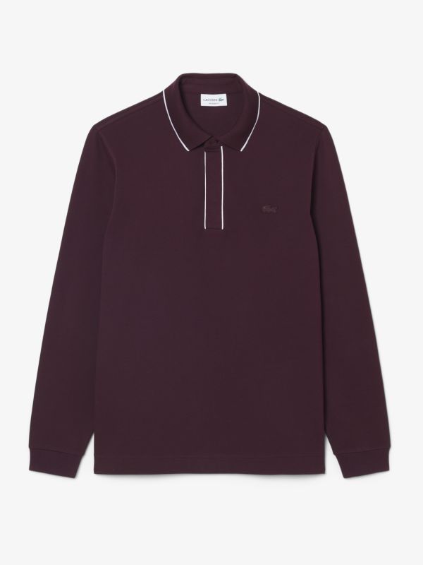 Polo Paris de Manga Larga y Corte Regular de Lacoste