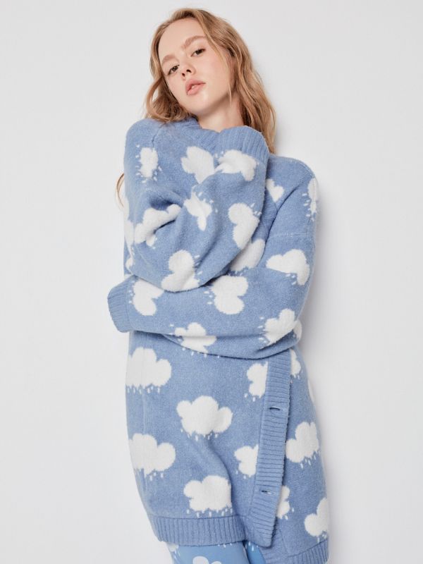 Chaqueta mujer nubes