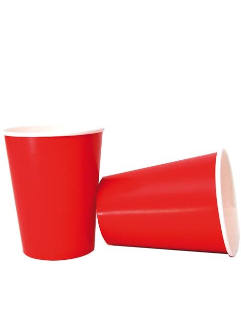 Vasos Cumpleaños Rojo