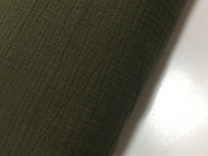 TELA DE MUSELINA  VERDE CAZA 