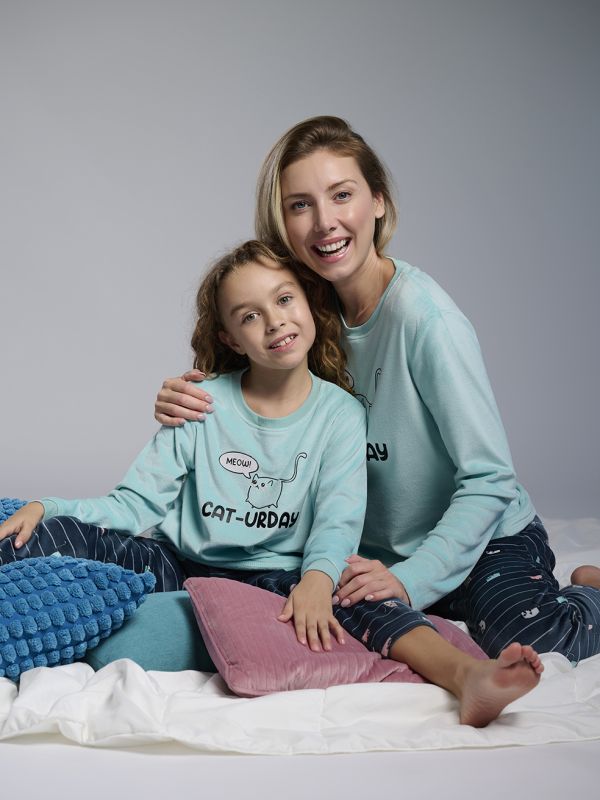 Pijama niña spandex cat
