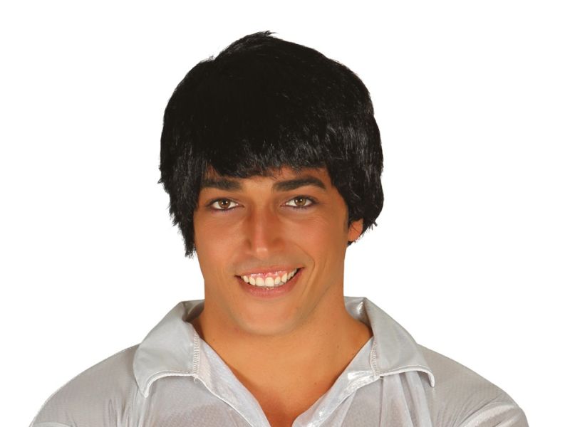 Peluca Hombre Negra