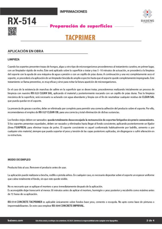 Concrete Tacprimer RX-514 5 kg