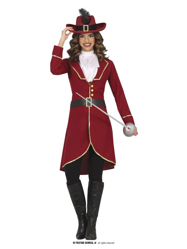 Disfraz de capitana corsaria