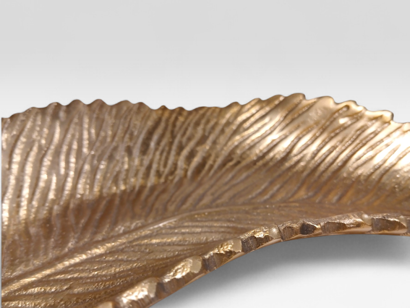 Bandeja de Hoja Dorada