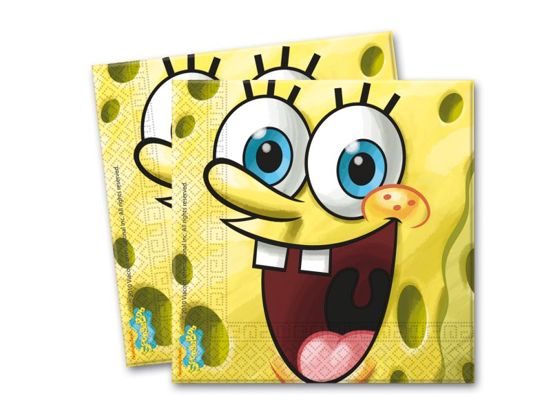 Servilletas Bob Esponja