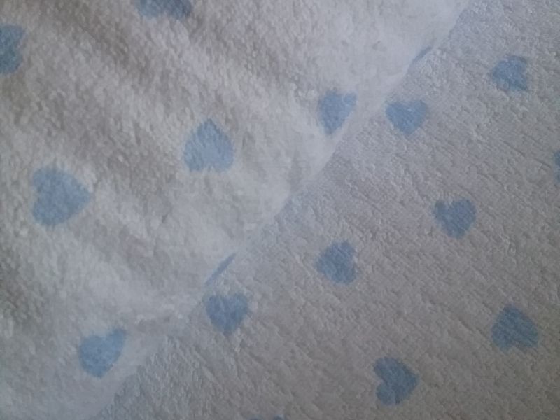 Rizo blanco CORAZÓN AZUL