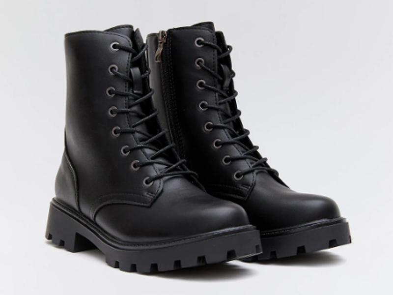 Botín Militar Negro-1