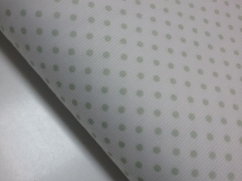 Piqué de canutillo BLANCO LUNAR VERDE SECO 