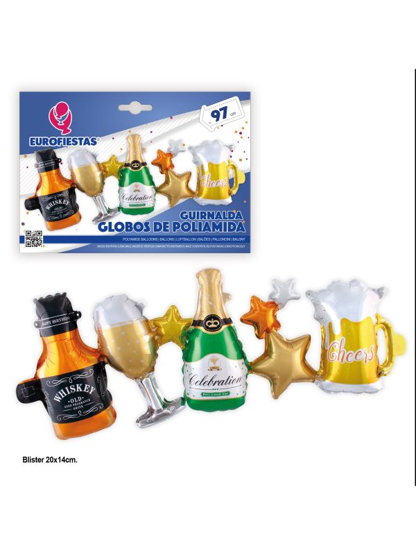 Guirnalda de Globos de Bebidas