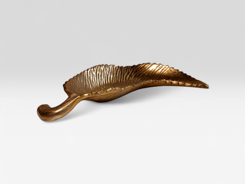 Bandeja de Hoja Dorada