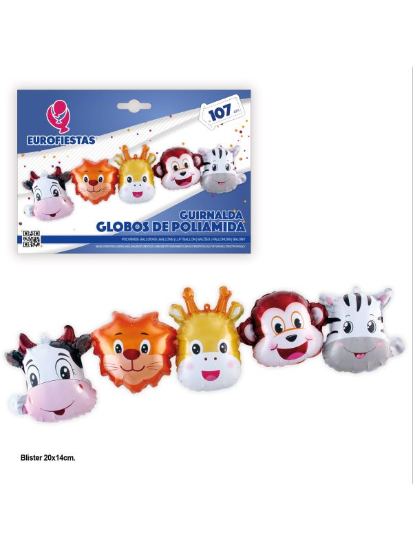 Guirnalda de Globos de Animales