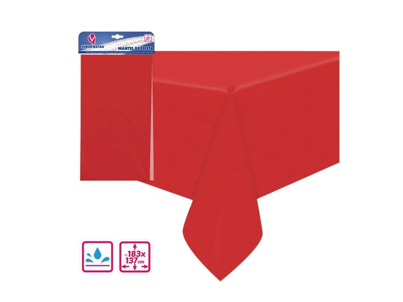 Mantel Cumpleaños Rojo