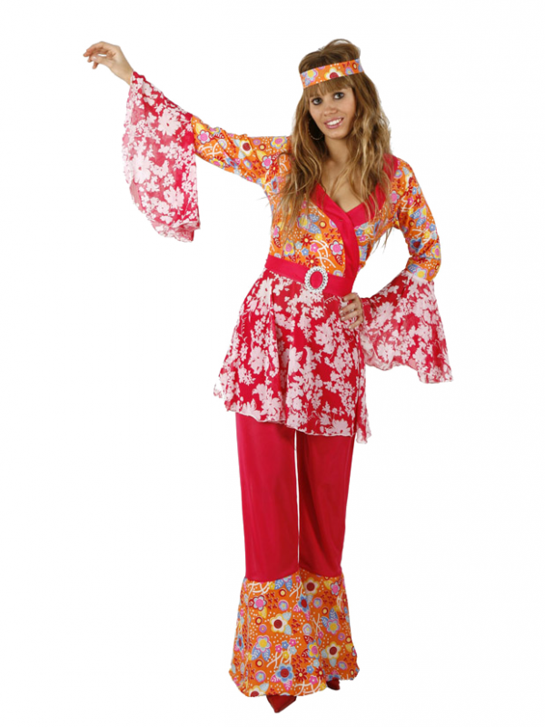 Disfraz de Hippie Mujer