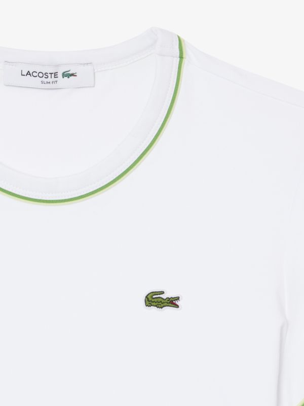 Camiseta de Punto Jersey con Ribete en Contraste