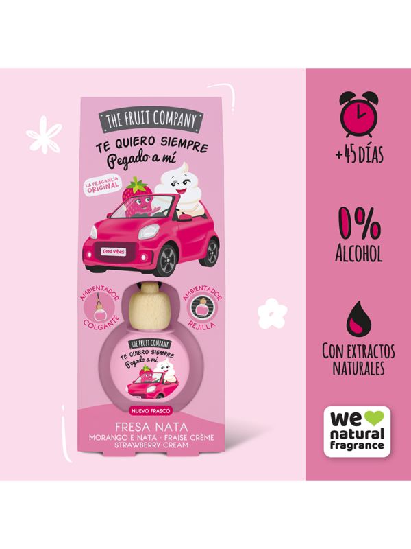 Ambientador Coche Fresa Nata